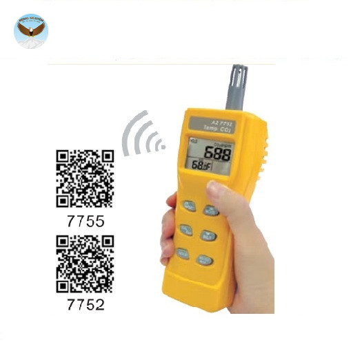 Máy đo khí CO2, nhiệt độ và Độ ẩm cầm tay AZ Instrument AZ 7755